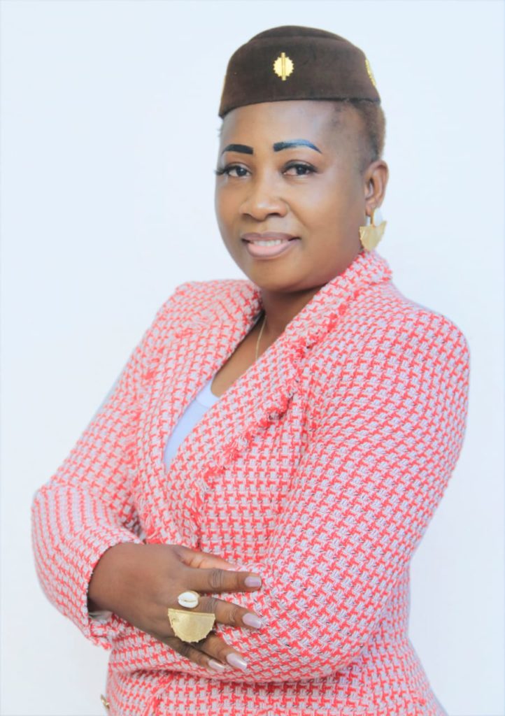 Photographie de Félicité Koffi, Directrice de La Boutique Paysanne à Abidjan (Côte d'Ivoire)